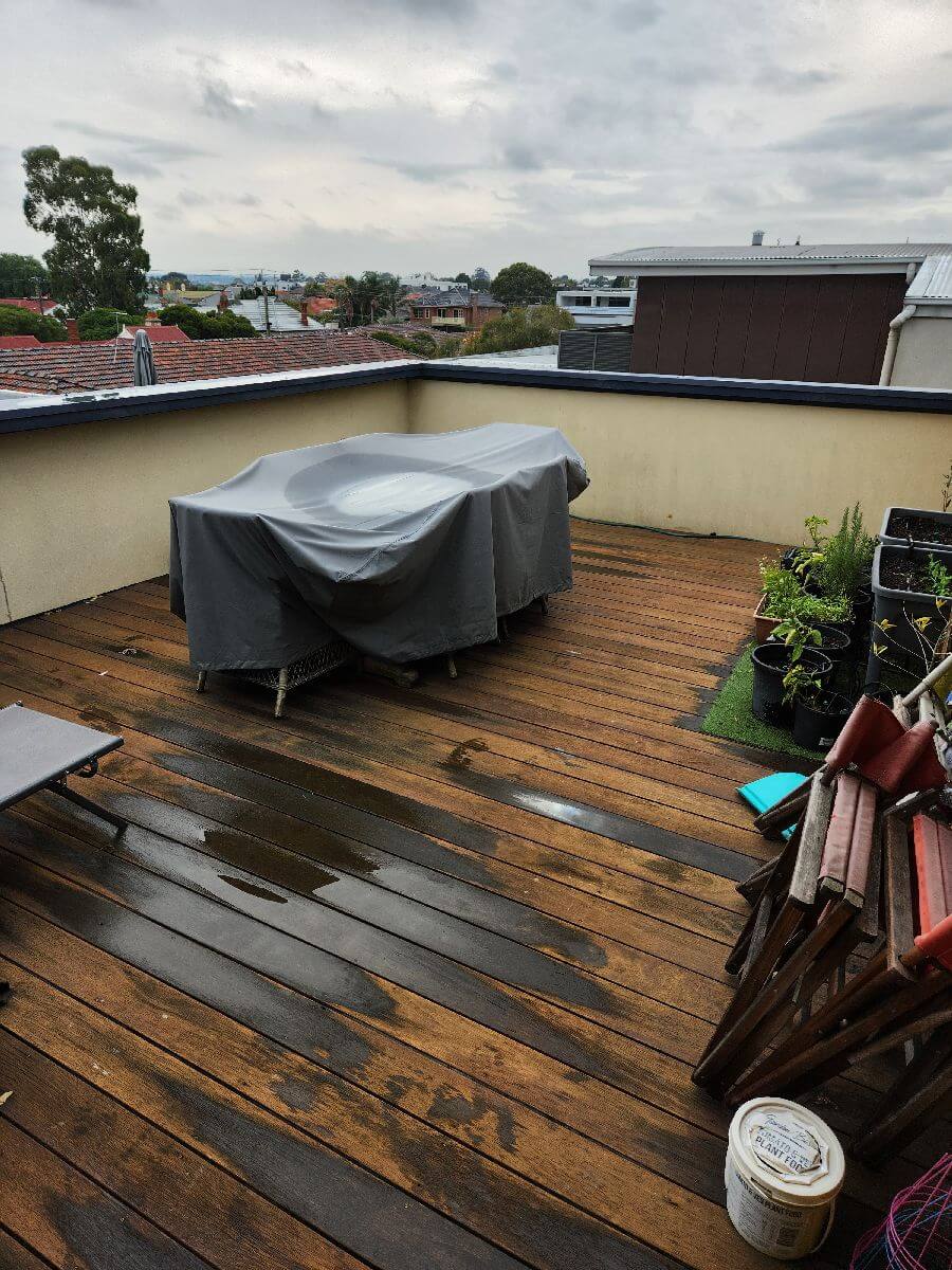 Balcony Retile Before Image