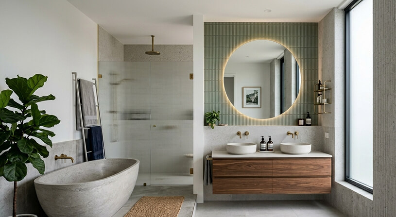 modern bathroom design - scr melbourne